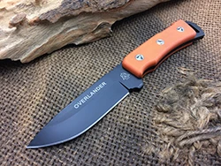 Оранжевый Full Tang Tops Overlander Tactical Fixed Blade Knife 7Cr17Mov Blade G10 Handle Outdoor Straight Knives Survival Multi Tools New - Цвет: Оранжевый