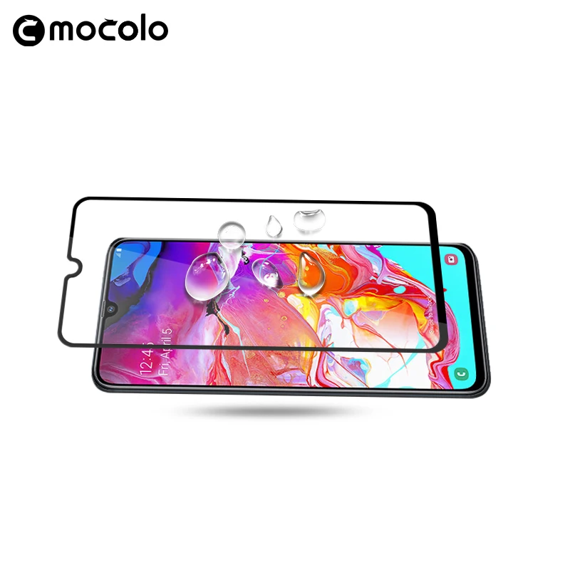 Защитная пленка Mocolo для экрана Samsung A30 полностью склеенное закаленное стекло