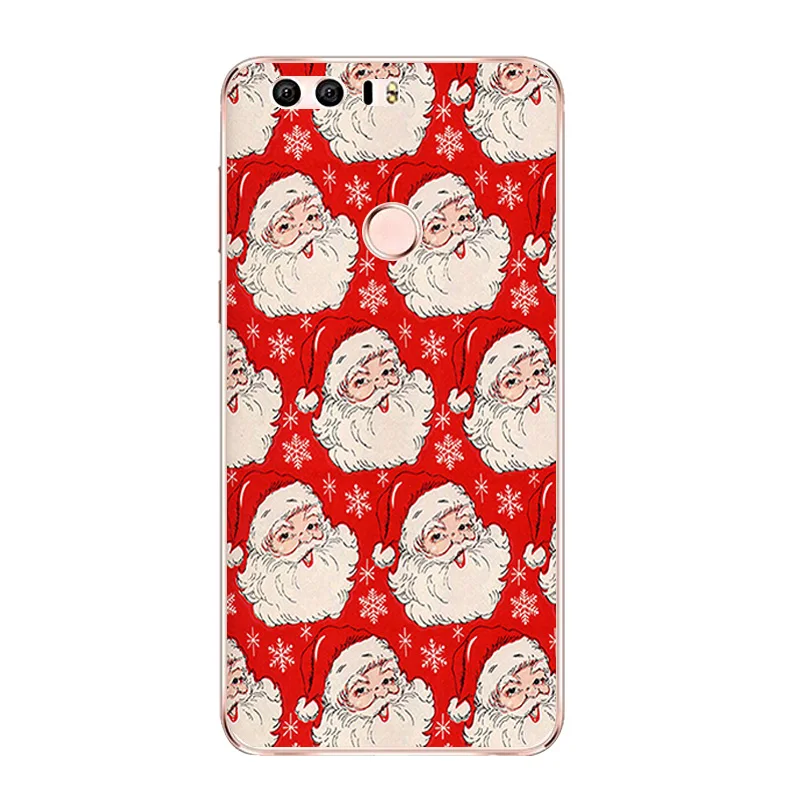 DIY For Huawei Honor 8 Phone Case P9 P10 Lite / G9 Shell 5.2 inch 7 7i Coque TPU Christmas Gifts Printing |