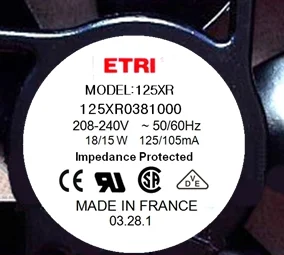 125XR0381000 ETRI 148VK0281000 148VK0282000 вентилятор | Компьютеры и офис