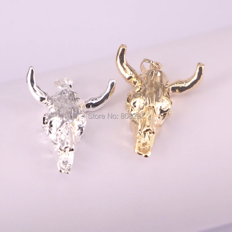10 шт. подвеска в виде головы буйвола|pendant for jewelry|pendant charmsresin charm pendant |