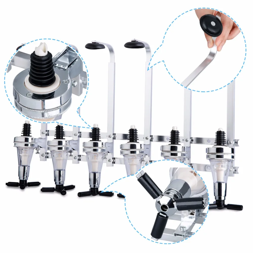 Настенный 6 станции ликер бар дворецкий для розлива вина машина питьевой