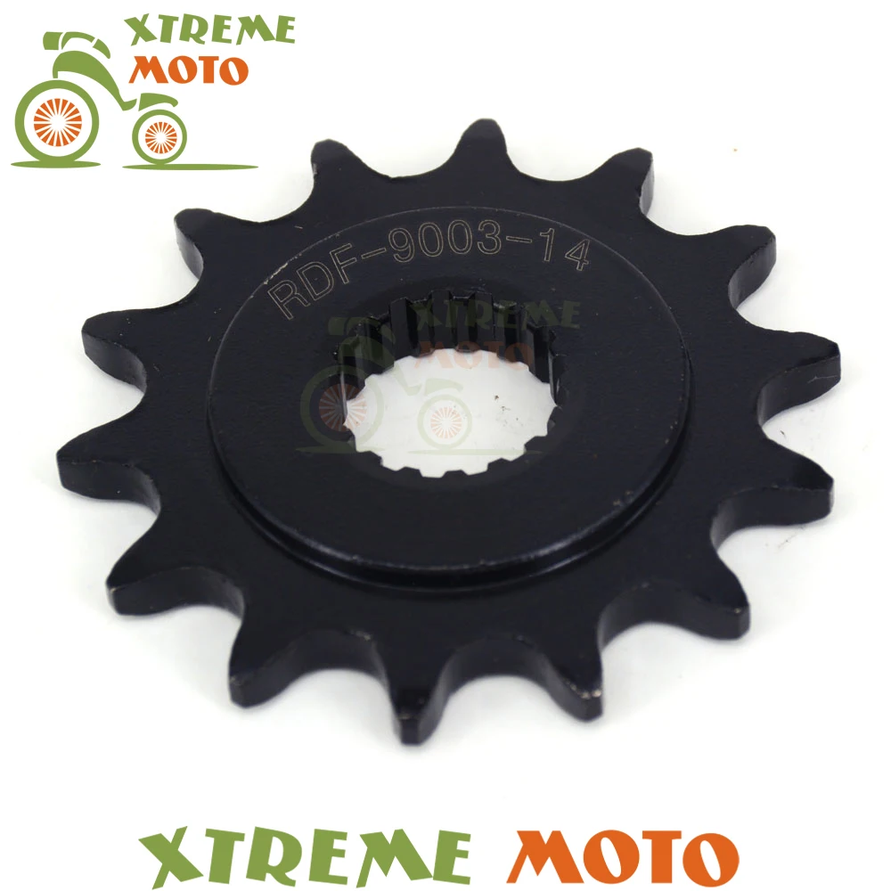 

Звездочки 14T для Honda ATV TRX450 TRX700XX, внедорожники CR250R 88-08 CRF450R 02-16 CRF450X 05-16 CRM250 91 CR500 88-01