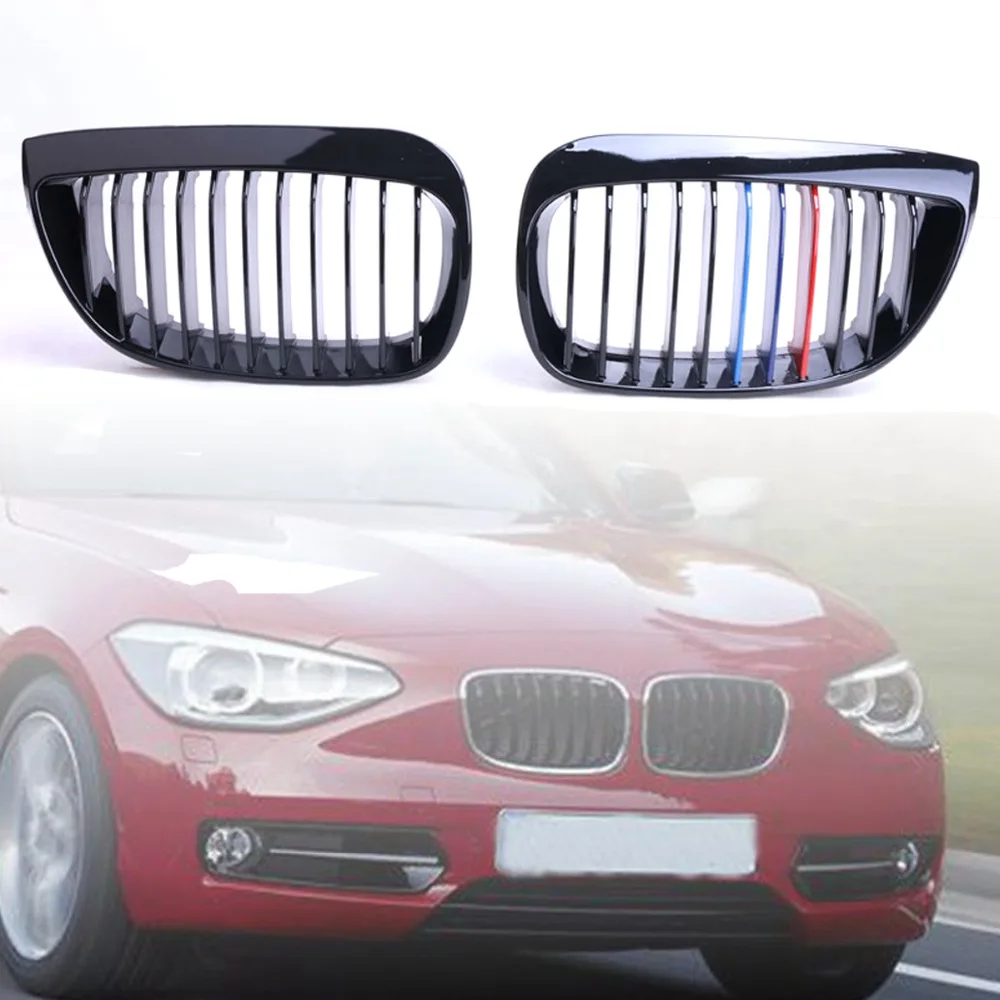 Глянцевый черный M-Color Спорт почек гриль решетка для BMW E87 E81 1 серии 2004-2007 |