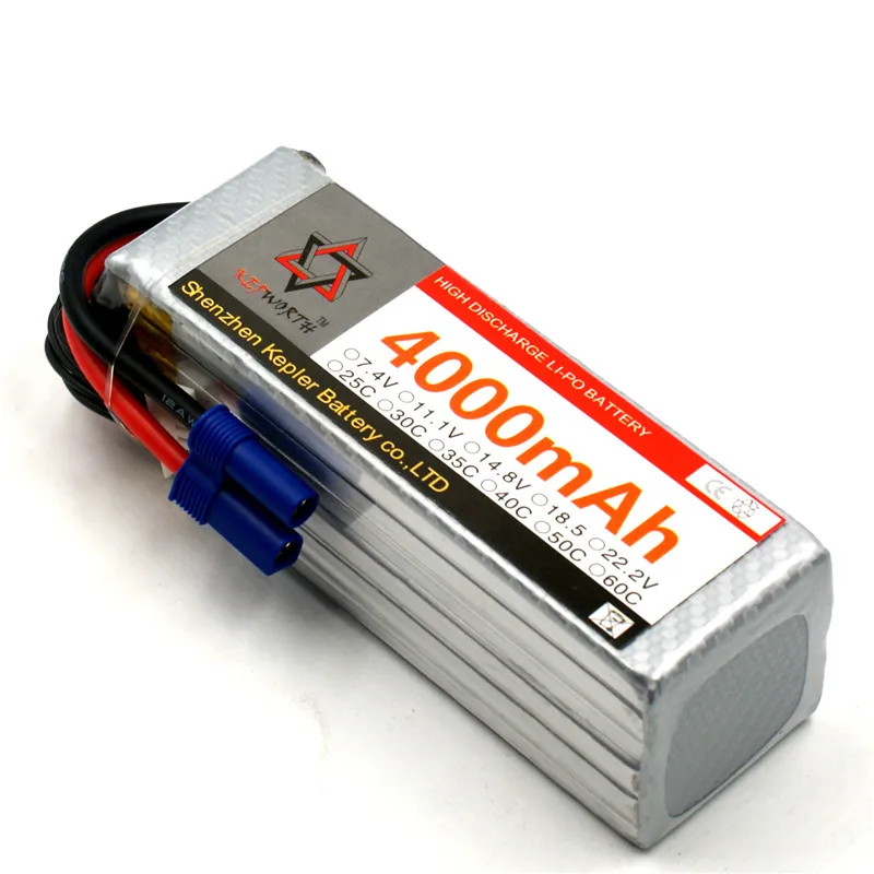 Литий-полимерный аккумулятор RC 6S 22 2 V 4000mAh 35C для радиоуправляемого автомобиля