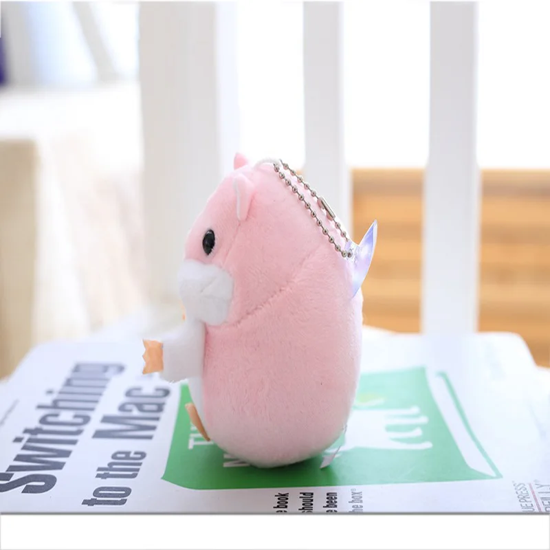 Kawaii милый хомяк плюшевый брелок игрушечное животное маленькая кукольная цепочка