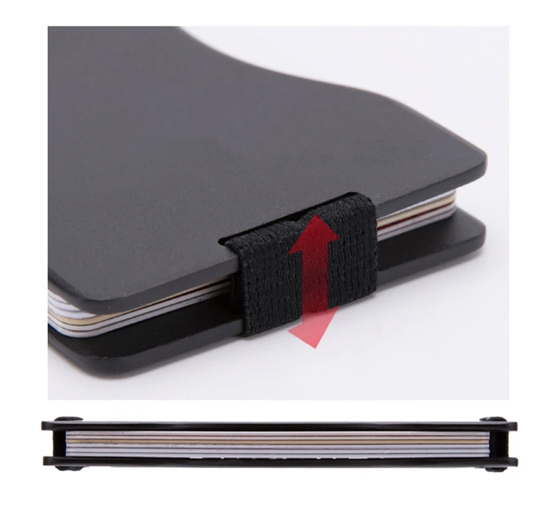 Artmi Unisex Aluminum Card Clip Large Capacity RFID Blacking Holder Cover | Багаж и сумки