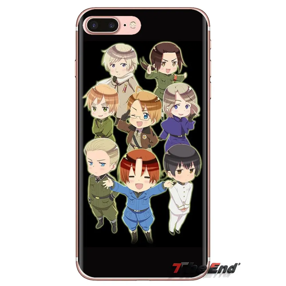 Transparent Soft Shell Covers For Huawei Mate Honor 4C 5C 5X 6X 7 7A 7C 8 9 10 8C 8X 20 Lite Pro hetalia Anime Japan |