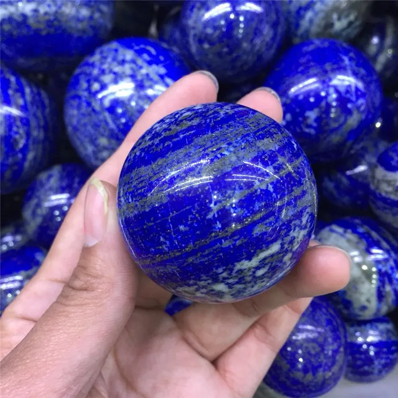 Натуральный Лазурит кристалл драгоценный камень сфера Рейки Исцеление Orb