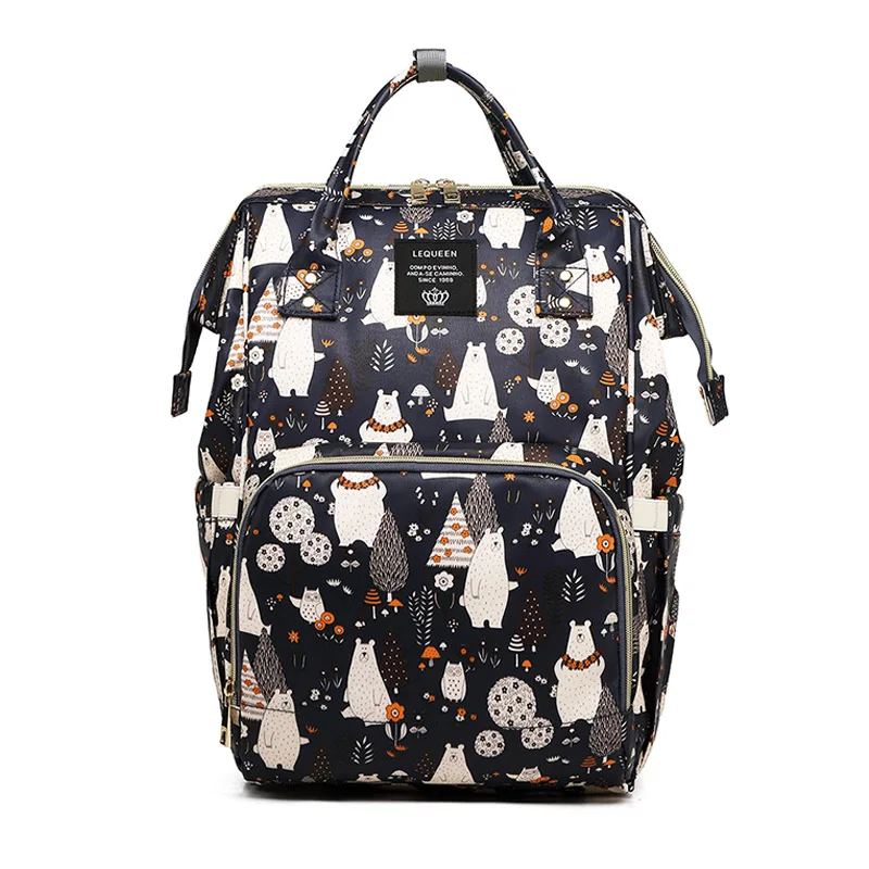 Maternity Bag 25 41 цвет рюкзак для мамы Lequeen Детская сумка с защитой от потери на молнии детские сумки для мамы сумка для беременных для коляски bolsa maternidade - Цвет: Maternity Bag 25