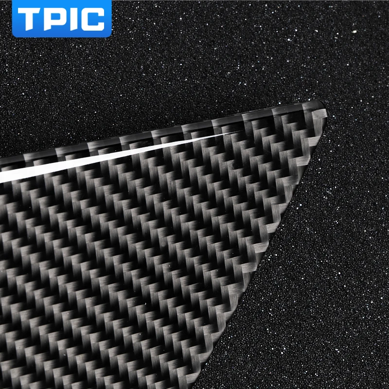TPIC Автомобильный интерьер из углеродного волокна 2 шт./лот декоративные наклейки