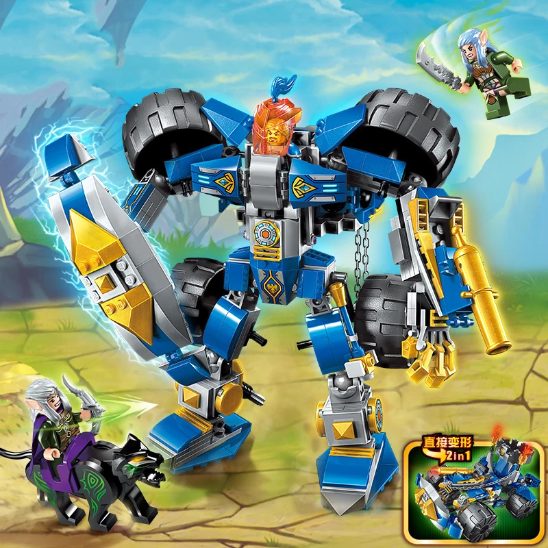 372 шт Детские развивающие строительные блоки игрушки Совместимые с LEGO city Knight's