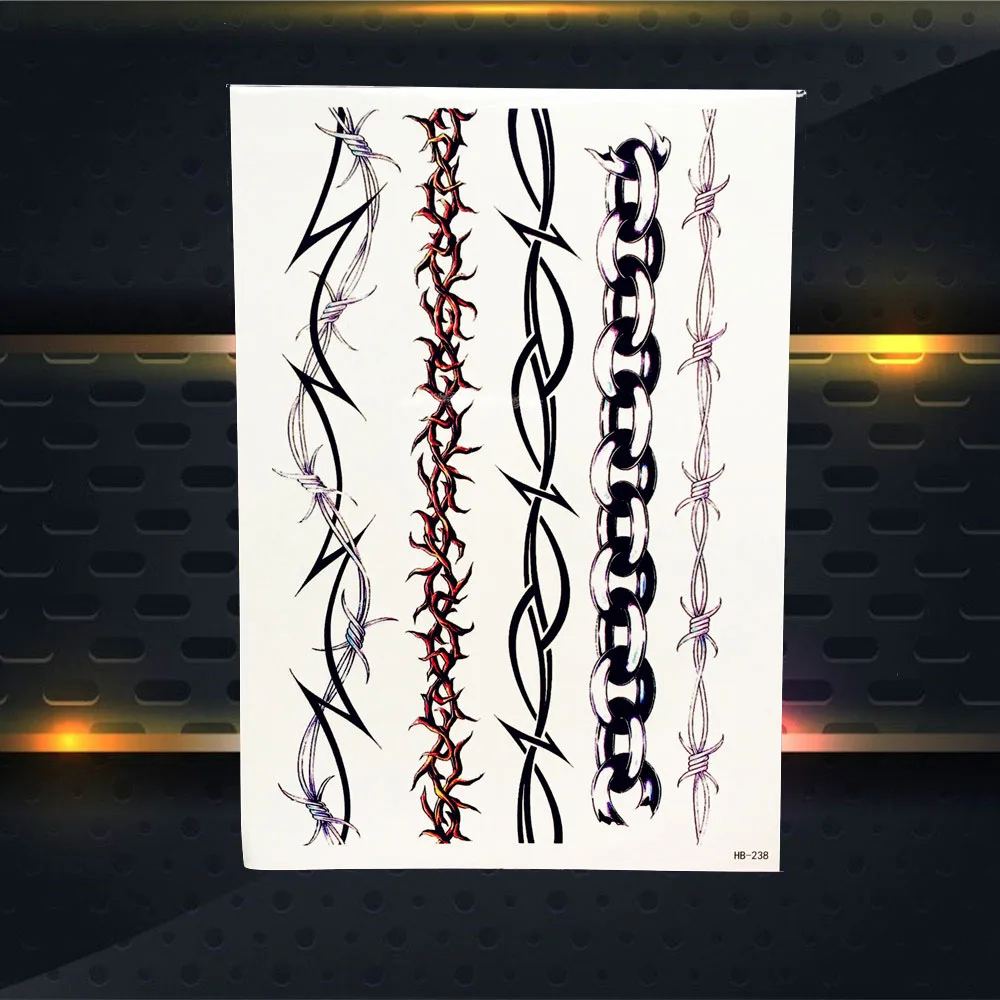 Индийское перо сексуальные женские Временные татуировки боди арт рука рукав 21x15