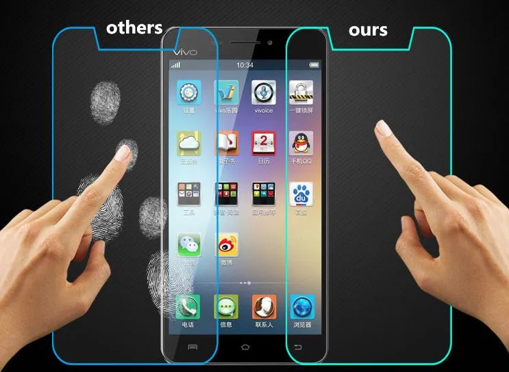Защитная пленка для экрана из закаленного стекла Чехол Для Micromax Canvas серебристого