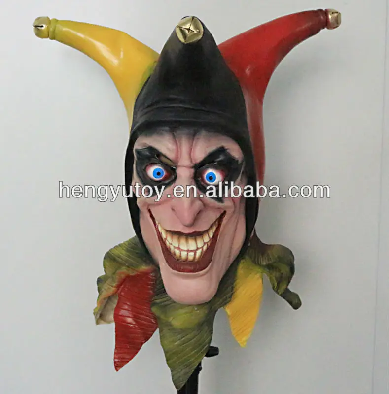 

Adult Funny Halloween Masquerade party costumes Deluxe Latex Clown Mask