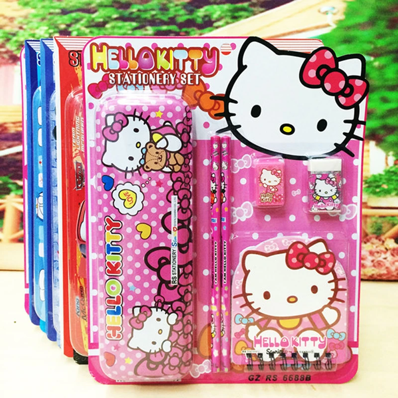 Новинка 2017 детские развивающие канцелярские принадлежности 6 в 1 набор школьных