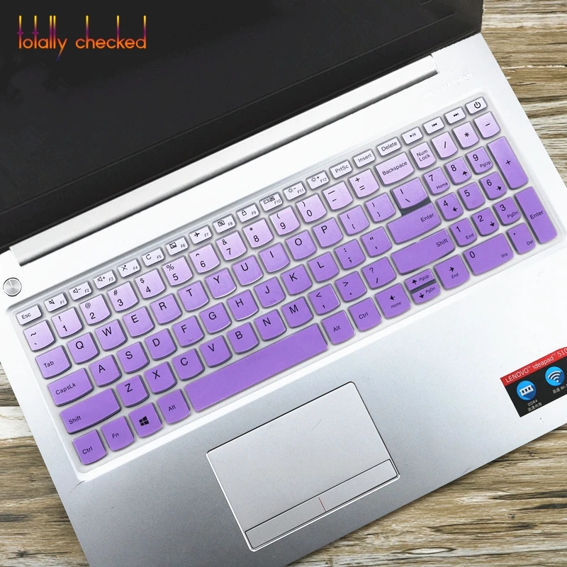 fadepurple Чехол для клавиатуры ноутбука для lenovo Ideapad 720 s 15 720S-15IKBR 330 330-15ikb 330-15igm 330-15ast 330-15ich 330-15ikbr 15,6 дюймов - Цвет: fadepurple