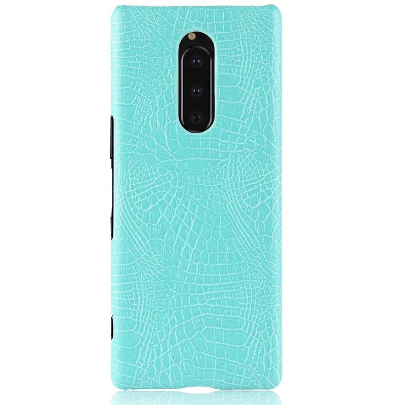 Green Для sony Xperia 1 чехол Роскошный pu кожаный чехол для sony Xperia 1 J8110 J8170 J9110 чехол для телефона оболочка 6,5 дюймов для sony 1 - Цвет: Green