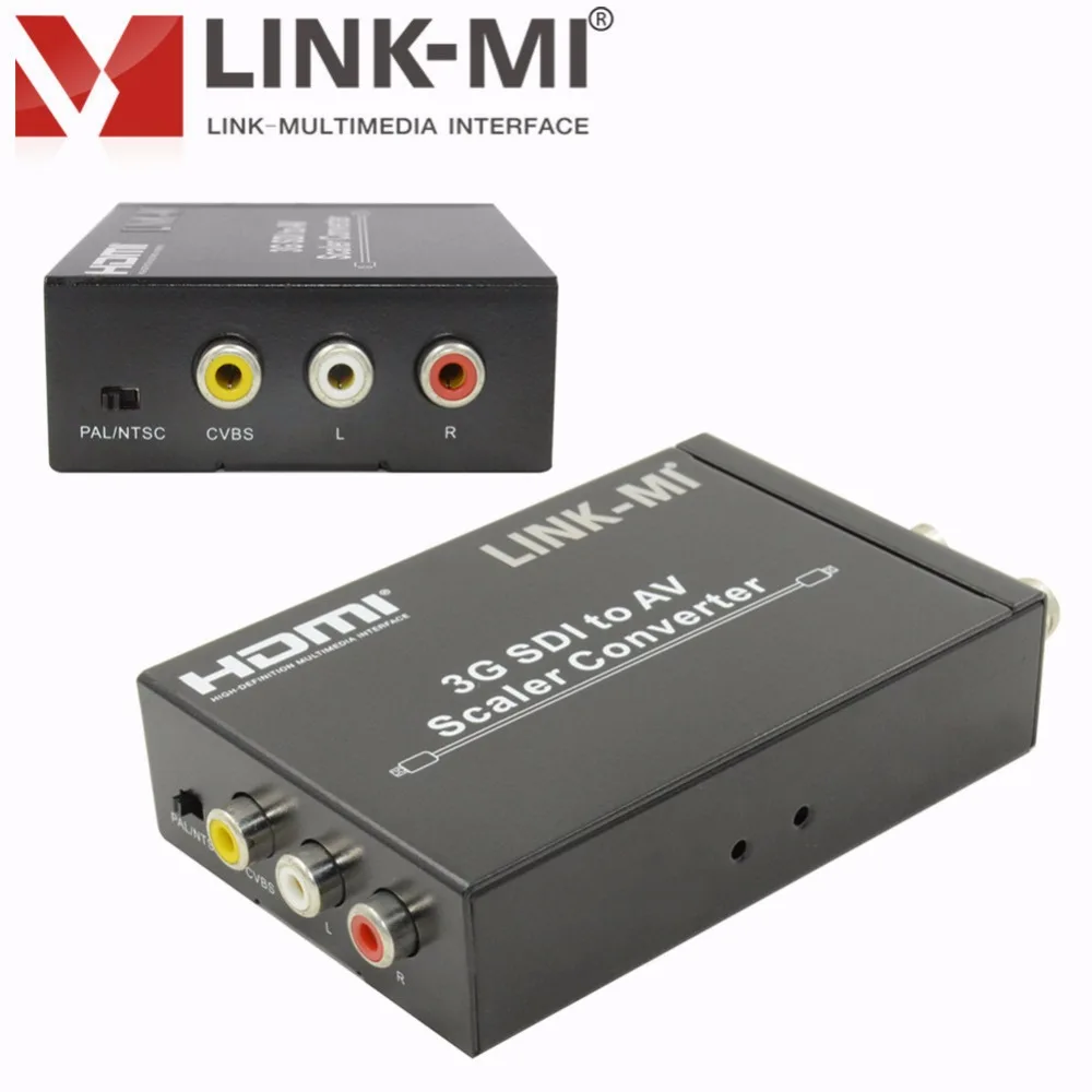 Фото LINK-MI SDI-AV преобразователь HD/SD/3G-SDI-CVBS, передача видео и звука, 2-сторонний SDI-сплиттер для монитора, дисплея камеры №2
