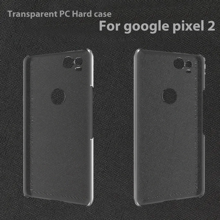 

10pcs/lot.Transparent Crystal Clear Slim Hard PC protective back Case cover For GOOGLE PIXEL 2