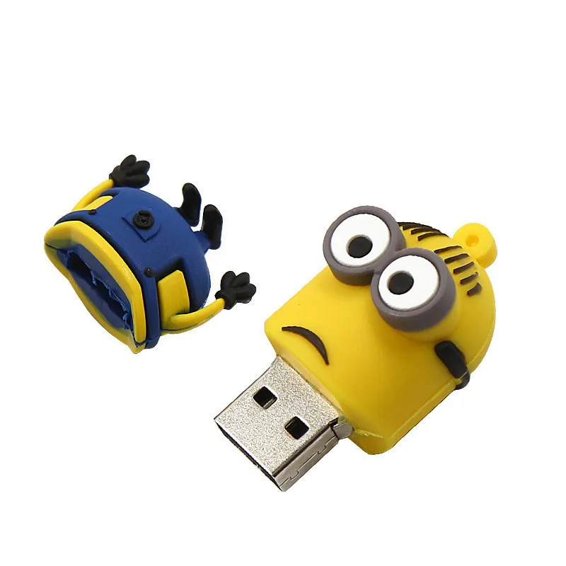 Смешные Миньоны Memory Stick 8 Гб 16 милый мультяшный флеш накопитель 64 ГБ 32 Usb флэш