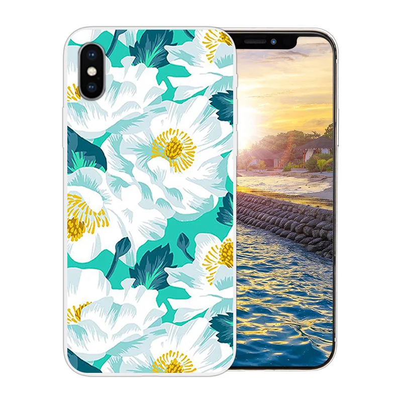 Для iPhone X 10 прозрачный мягкий силикон для Apple 6 6s 7 8 Plus матовый чехол из ТПУ с