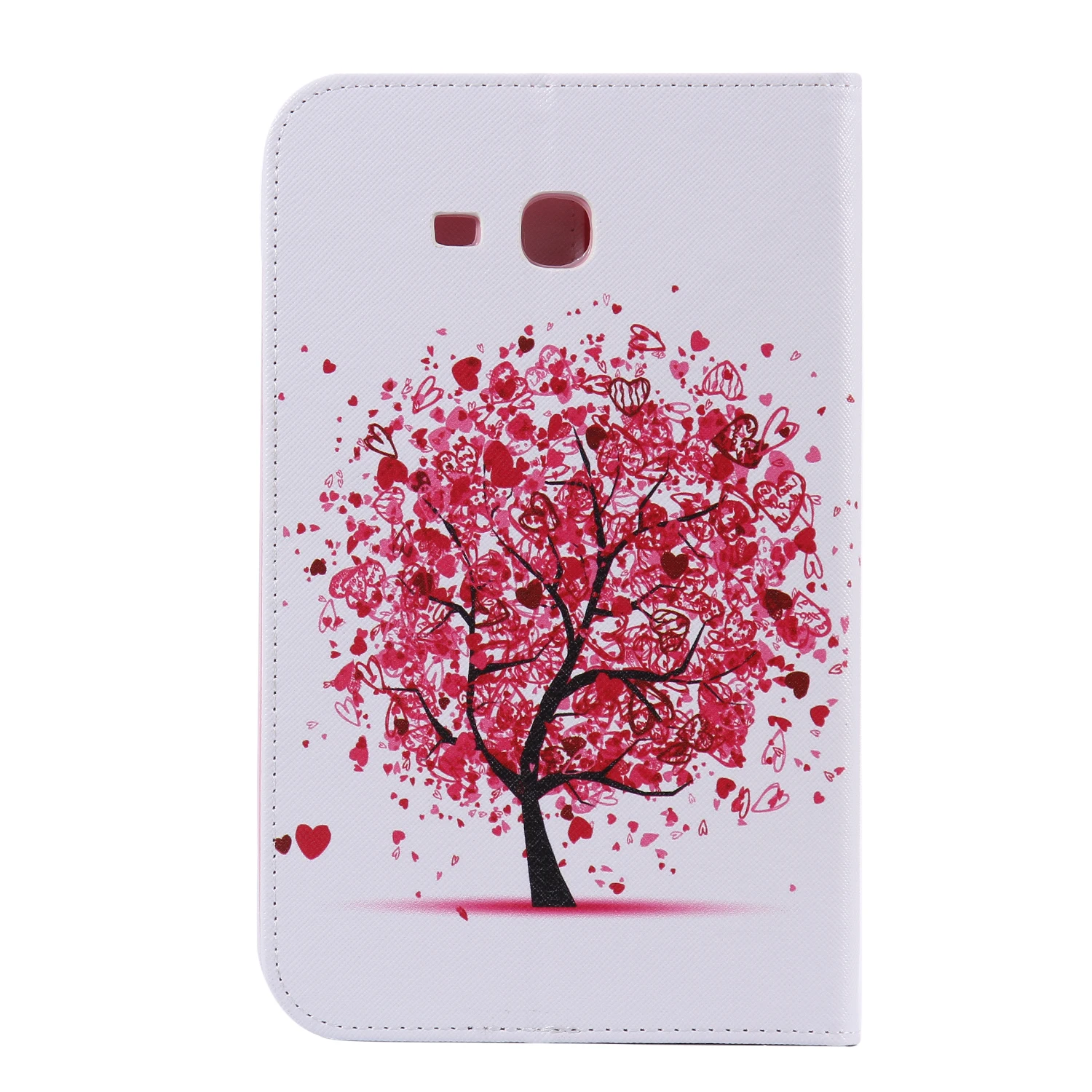 Чехол подставка из искусственной кожи персиковое дерево лошадь перо чехол для