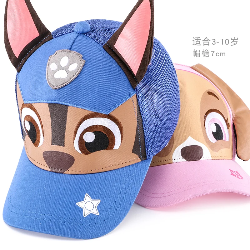 PAW Patrol Genuine Cotton Cute Children's baby summer Hats Toys Caps Headgear Chapeau Puppy Print Party Kids Birthday Gift toy | Игрушки