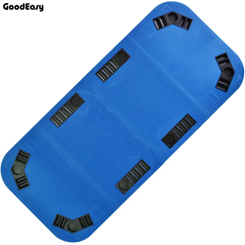 Складной покерный стол для казино 4 цвета красный/синий/зеленый/черный Техасский