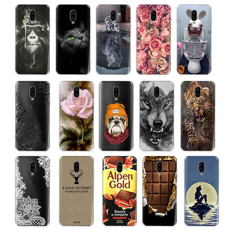silicone case oneplus 6t cases cover Coque for one plus 6T etui oneplus6 t soft tpu silicon phone shell One 6 |