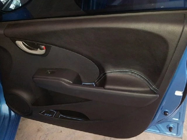 4 шт. микрофибры кожаная внутренняя панель двери обложка для Honda Fit Хэтчбек 2008 09 10