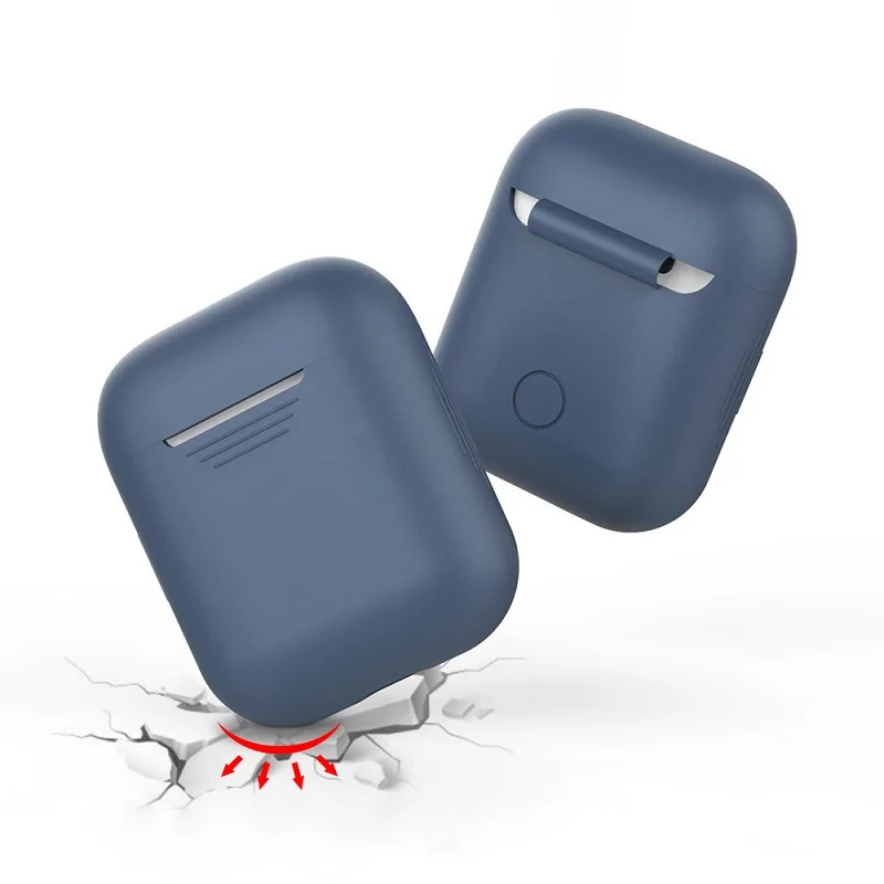 RBAYSALE для Airpod чехол силиконовый портативные Наушники Аксессуары Airpods Apple наушники