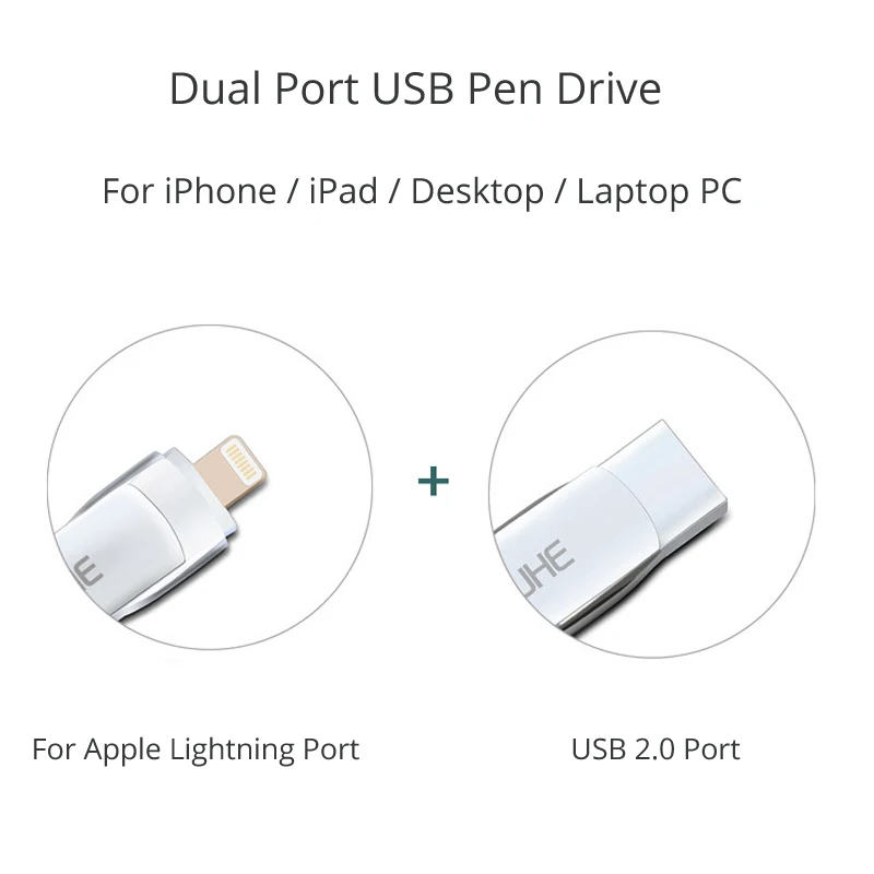 Роскошный флеш накопитель Lightning USB для iPhone 32 ГБ 64 128 16 iPad ноутбука Dekstop ПК|USB