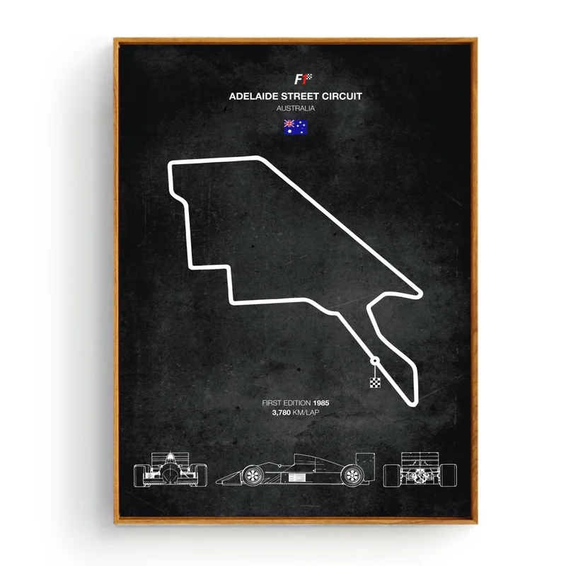 F1 схемы художественный холст постер картина стена для комнаты домашний декор |