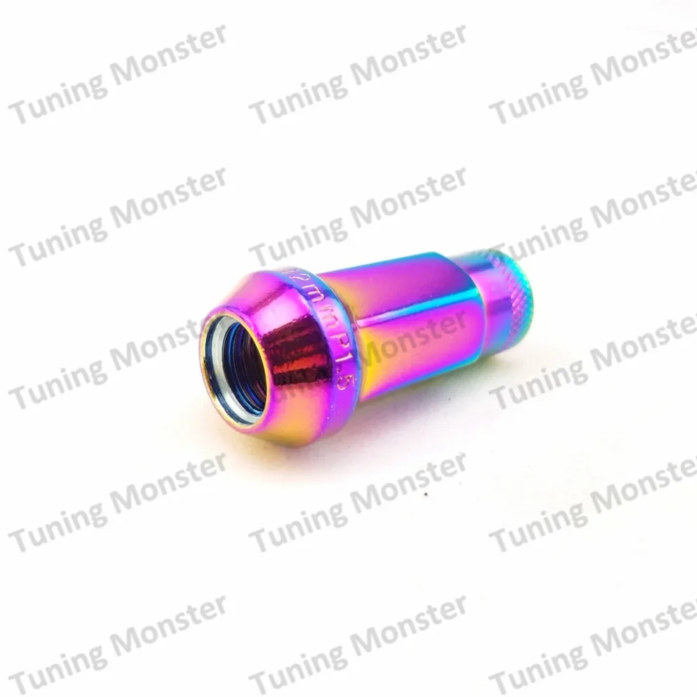 Регулировка Monster 20 шт. Muteki SR48 стальные гайки для колес длина 48 мм m12x1 5/m12x1 25 Neo Chrome|neo