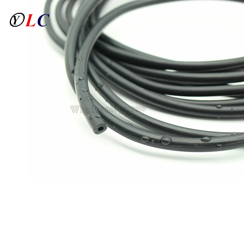 Новая черная силиконовая трубка для пищевых продуктов 8 мм 9 10 11 12 13 14 15 16 сифон