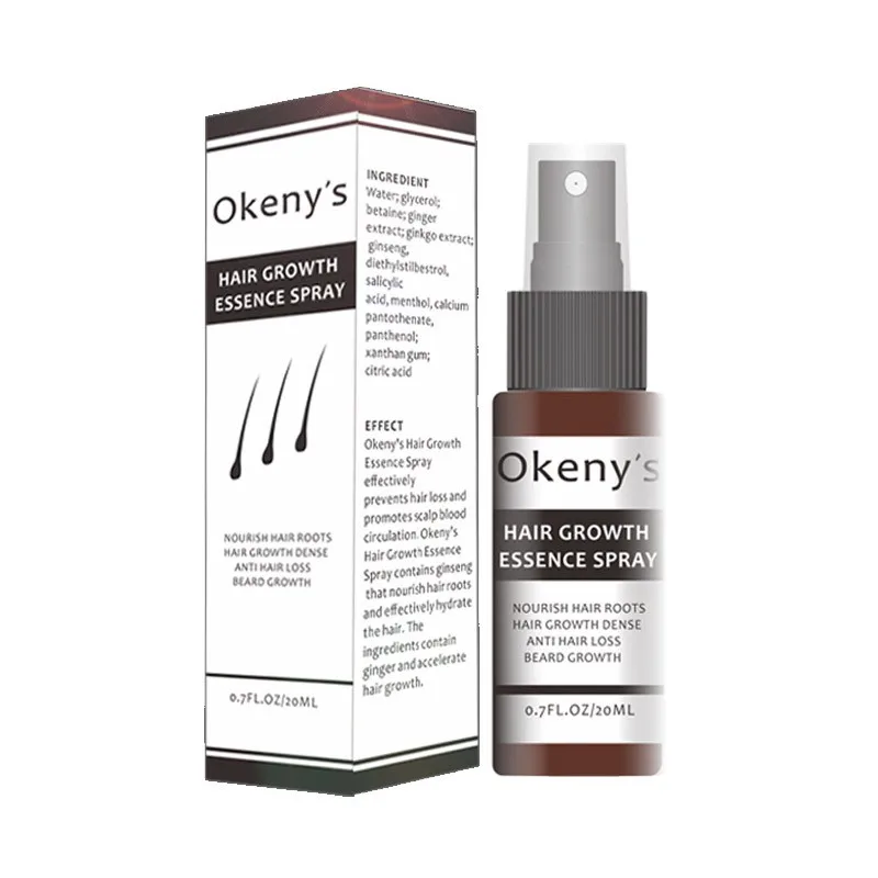 

Okeny's Hair Growth Essence Spray Growth Oil Preventing Baldness Anti Hair Loss Hair Care Nourishing Enhancing Hair Roots