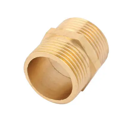 

1BSP до 1BSP штыревая резьба Латунная Труба Шестигранная ниппель фитинг быстрый адаптер