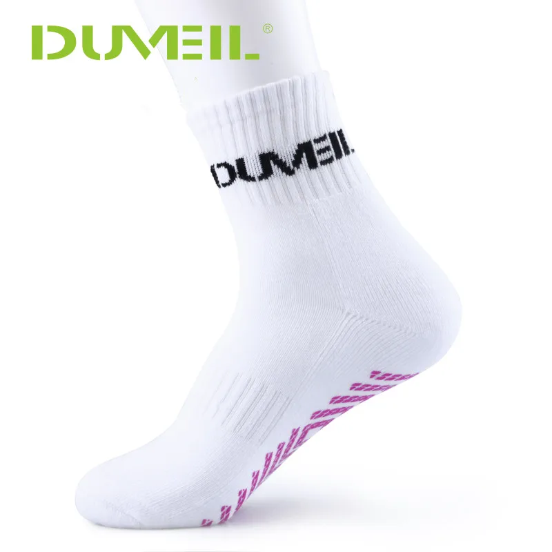 

DUVEIL Women Sports Socks Assist Exercise High Stockings For Runnuing Antiskid Booster Buffered for Standing Long Jump Students