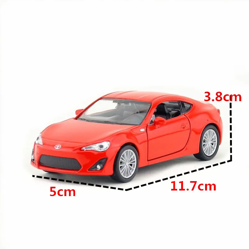 WELLY 1/36 детские игрушки TOYOTA 86 Литые металлические автомобильные для коллекции
