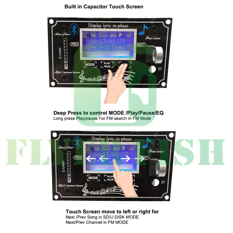 MP3 плеер FLAC WMA WAV декодер плата FM радио неразрушающий звук Bluetooth|mp3 decoder board|fm receivermp3 |