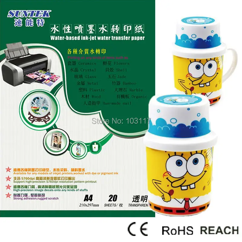 (200 шт./лот) прозрачная печатная бумага для струйных принтеров|paper transparent|paper for