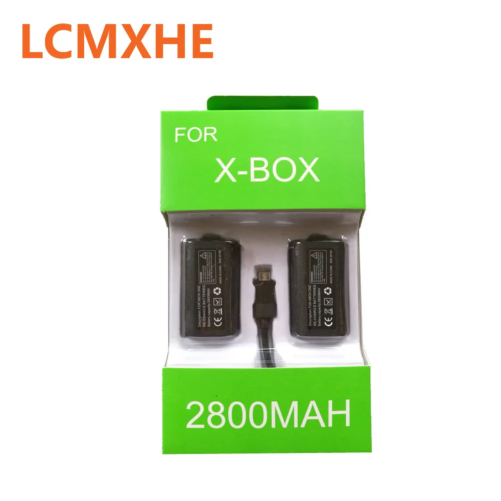 Аккумуляторные батарейки 2800 мАч с 1 USB-кабелем для зарядки