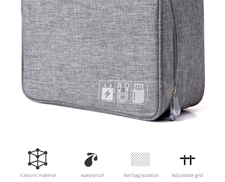 Wobag, новинка, электронные аксессуары, дорожная сумка, органайзер для даты, линия, SD карта, USB кабель, цифровое устройство, сумка, полиэстер, мужская, дорожная