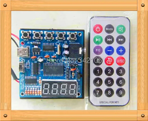 Бесплатная доставка! С MCU с пультом дистанционного управления FM радио SCM комплект