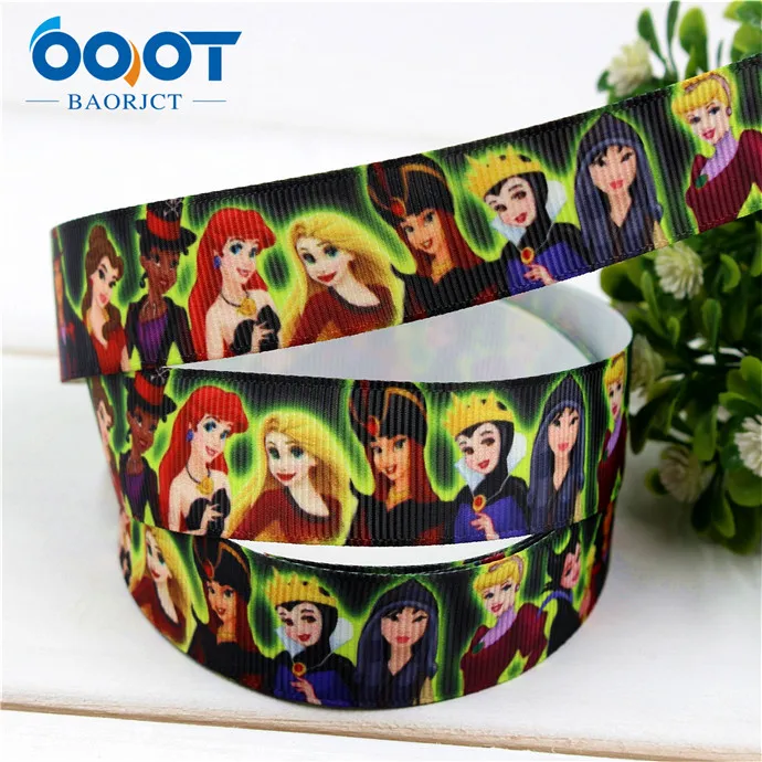 1732193, OOT BAORJCT 22 мм 10 ярдов/лот ленты с мультяшным рисунком термопереводные печатные корсажные Свадебные аксессуары ручной работы материал - Цвет: 17321110