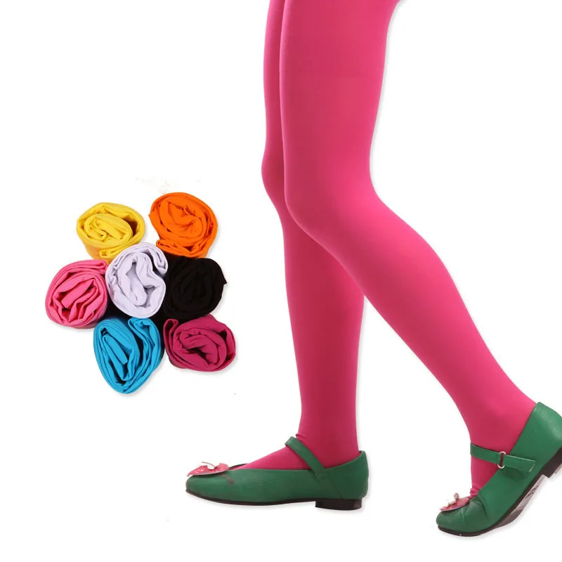 Весенне-осенние Разноцветные детские колготки для маленьких девочек милые чулки