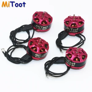 Доставка 4 шт.лот оригинальный Mitoot 1103 7800kv 2-3s мини бесщеточный двигатель для радиоуправляемого мини-дрона 80 90 100 мм 120 мм