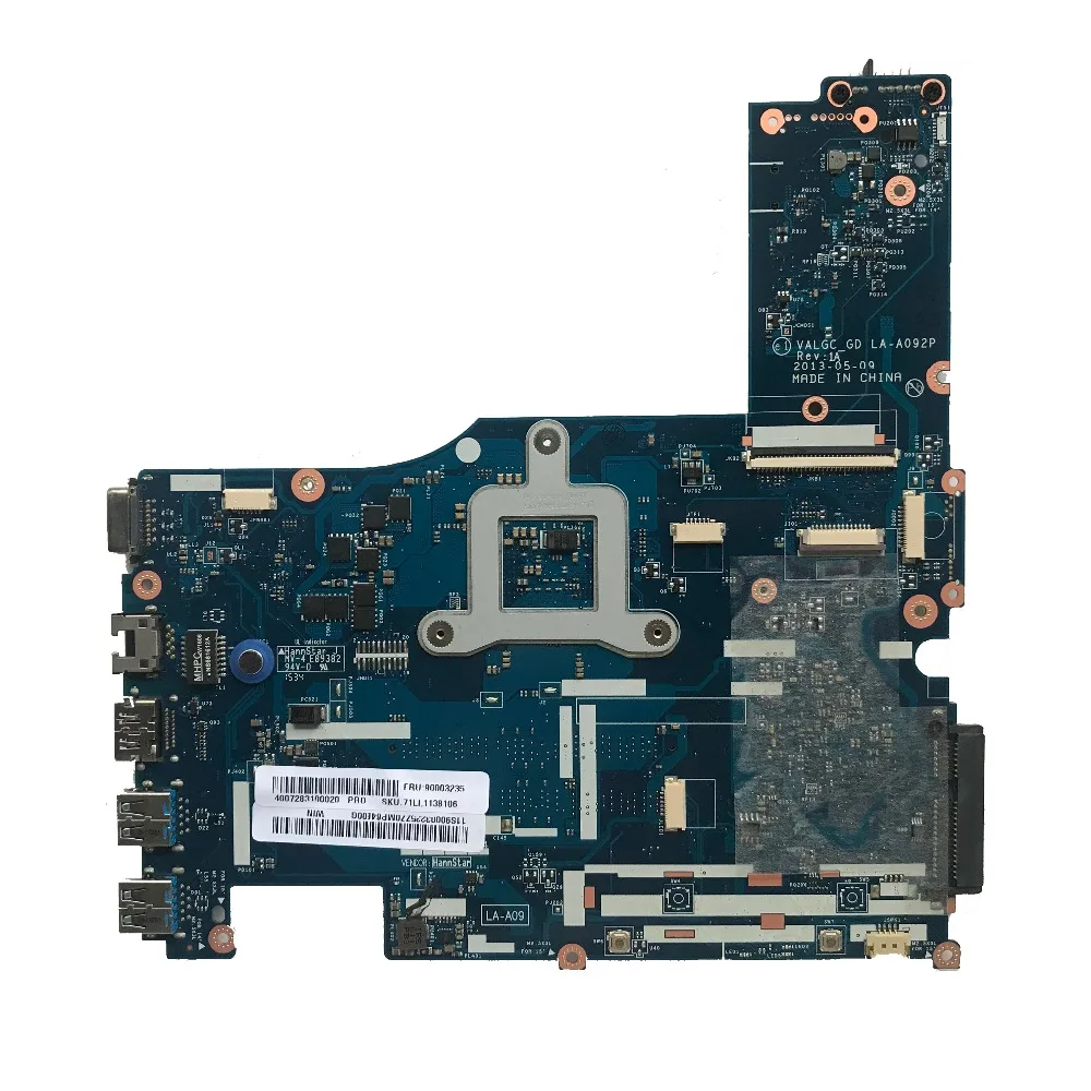 SZWXZY новый оригинальный 90003235 для ноутбука Lenovo G505 материнская плата DDR3 VALGC_GD LA A092P 100%