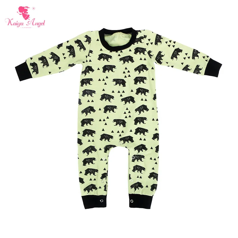 

2017 Kaiya Angel Hot Newborn Girl Boy Romper Jumpsuit Infant Outfit New Animal Fall Baby Clothes Pyjamas Party Polar Bear